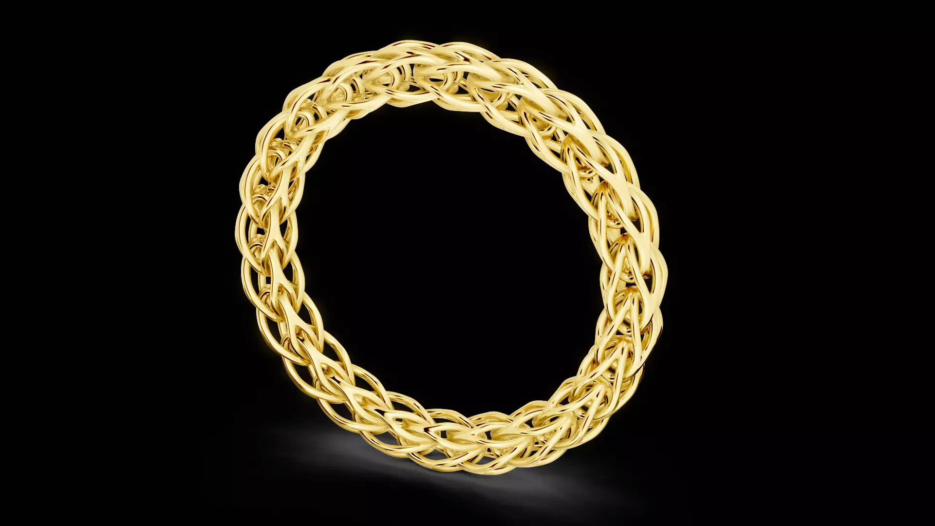 Foxtail Chain Ring and Pendant 3D print model