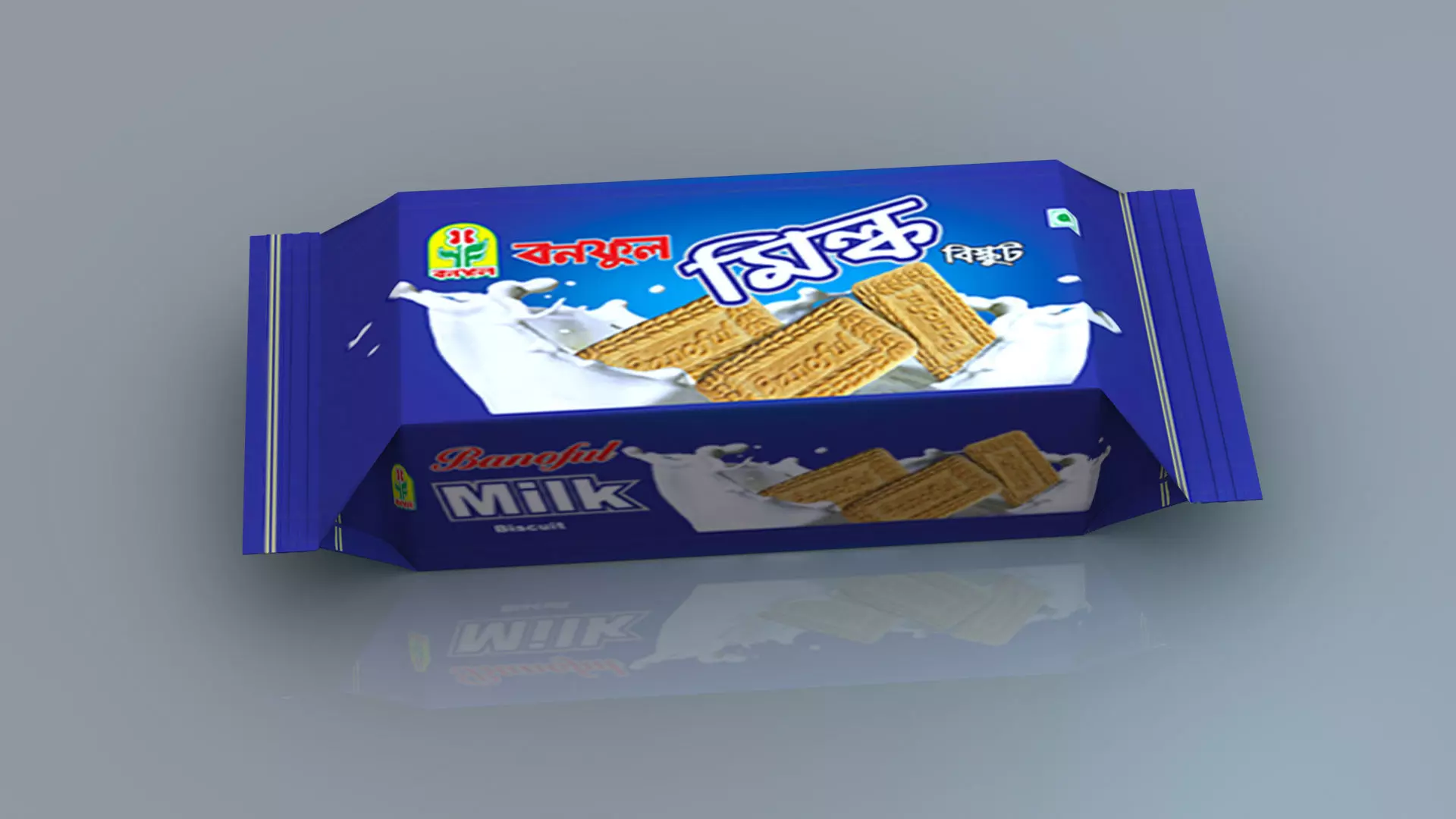 Food packaging Biscuit 3d model 3D model_0