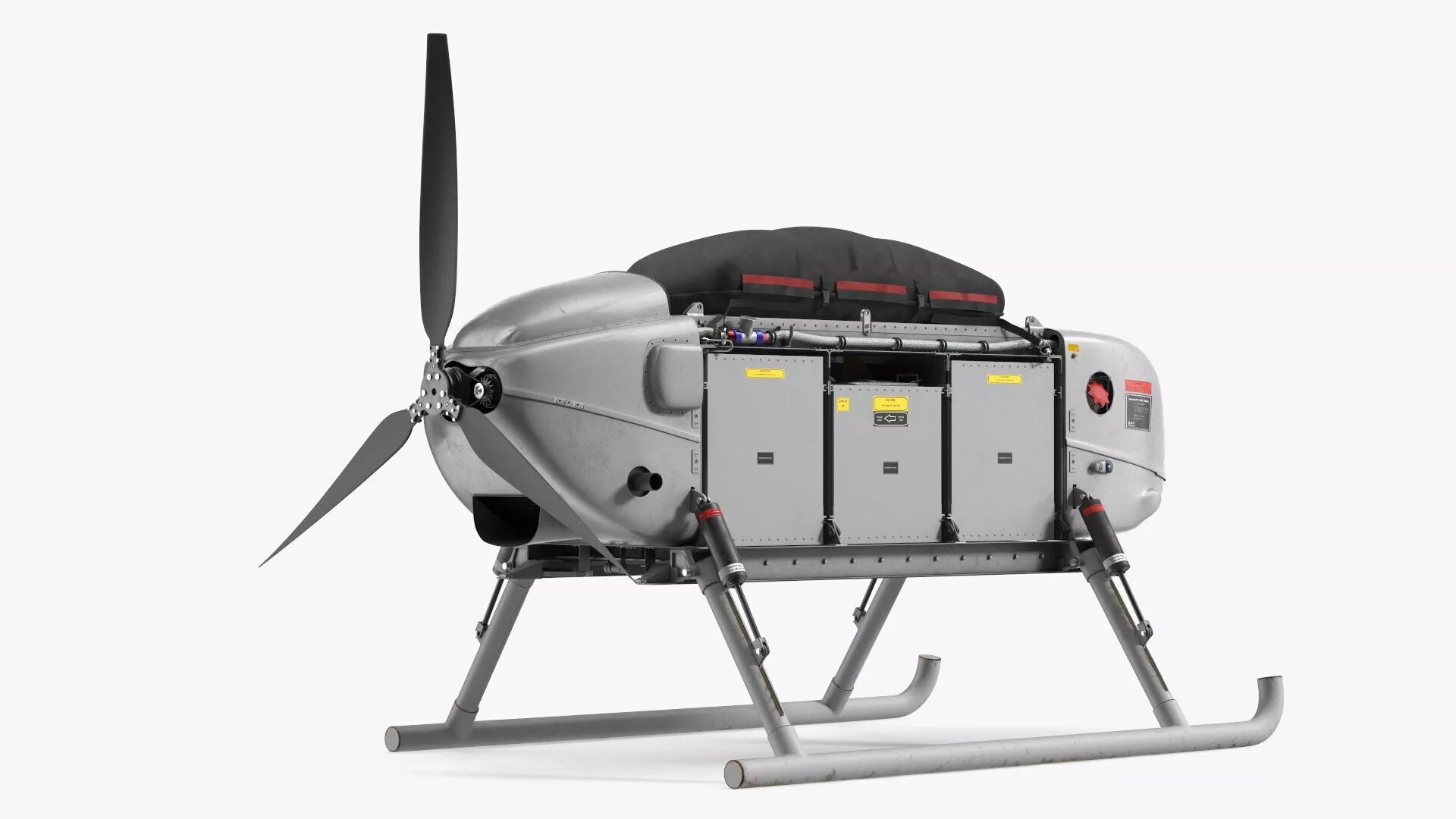 Snowgoose UAV MMIST CQ-10 Rigged for Maya 3D model