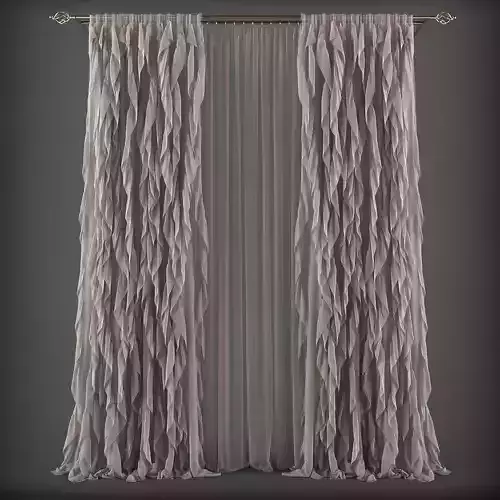 Curtain 3D model 257