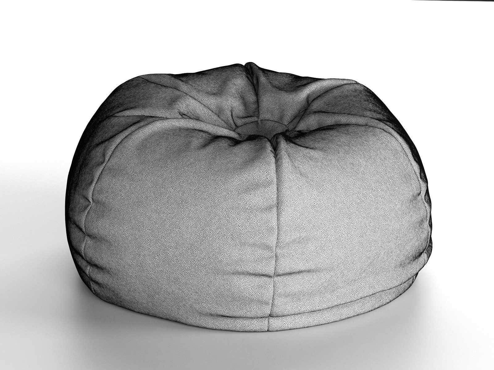 Bean Bag 3D model_3