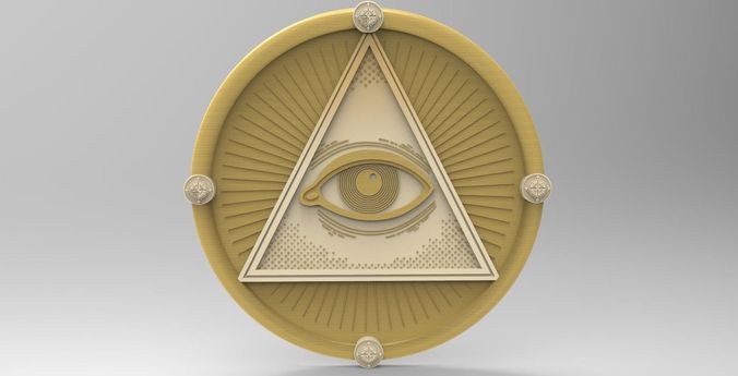 All-seeing eye 3D model