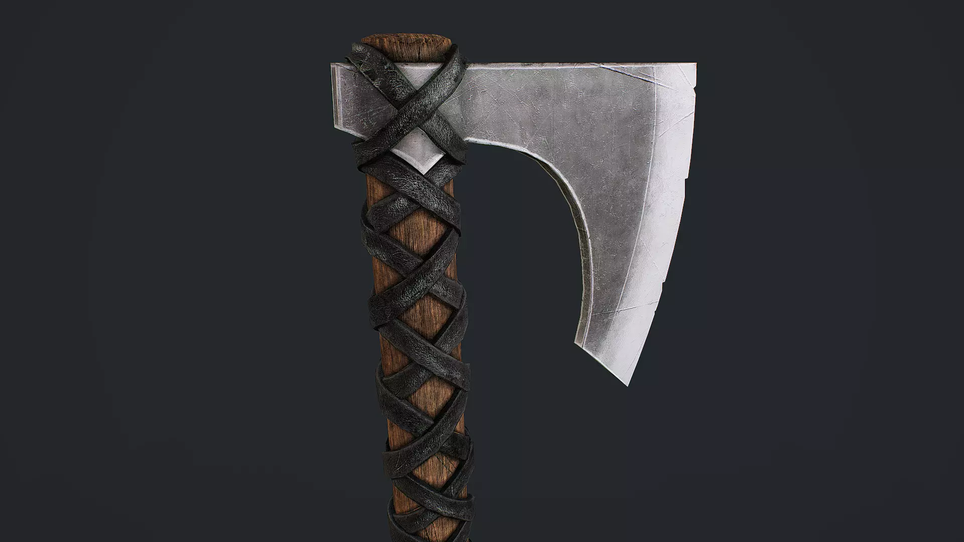 Viking Axe Low-poly 3D model