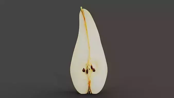 Pear Fruit Low-poly 3D model 3