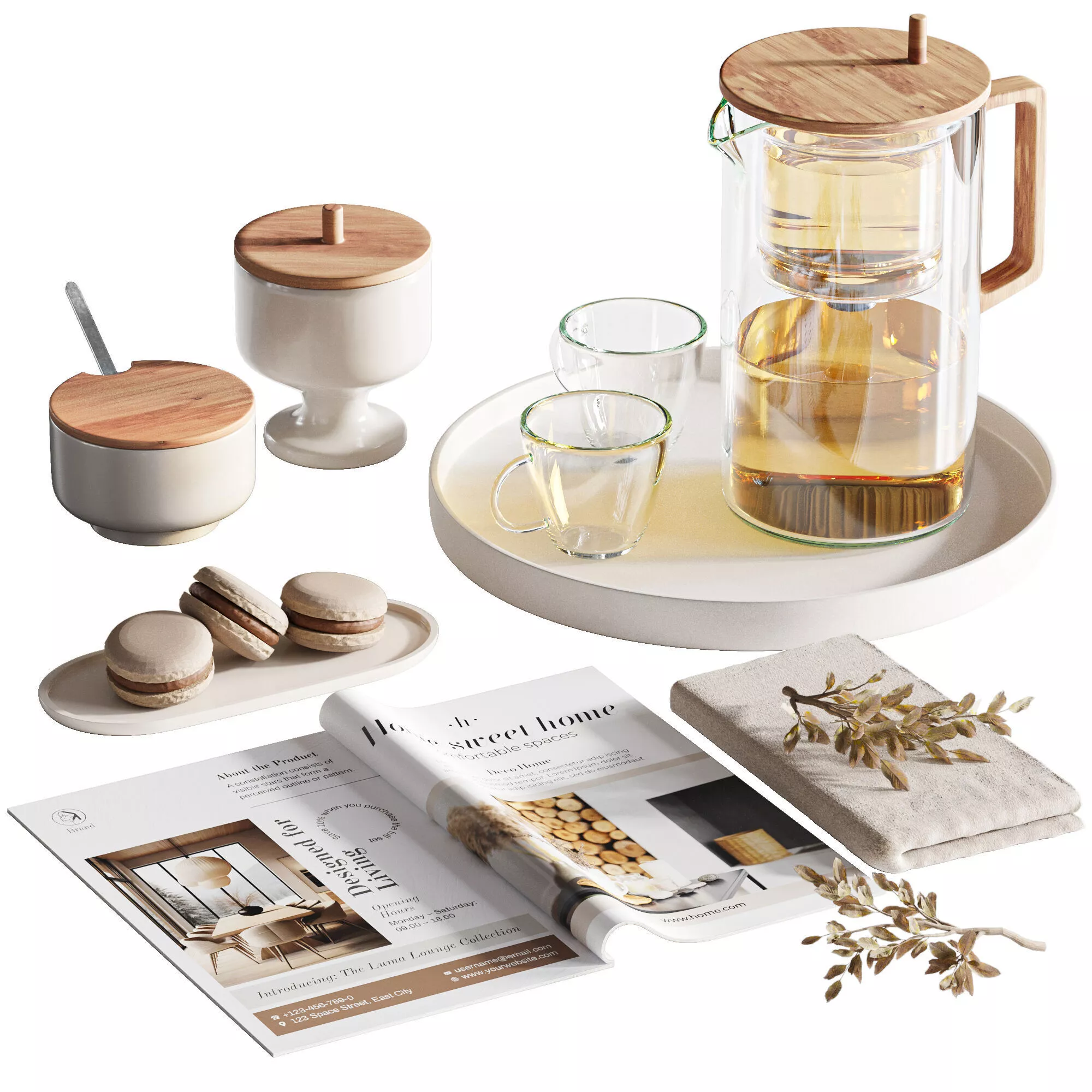 Kitchen set 46 3D model