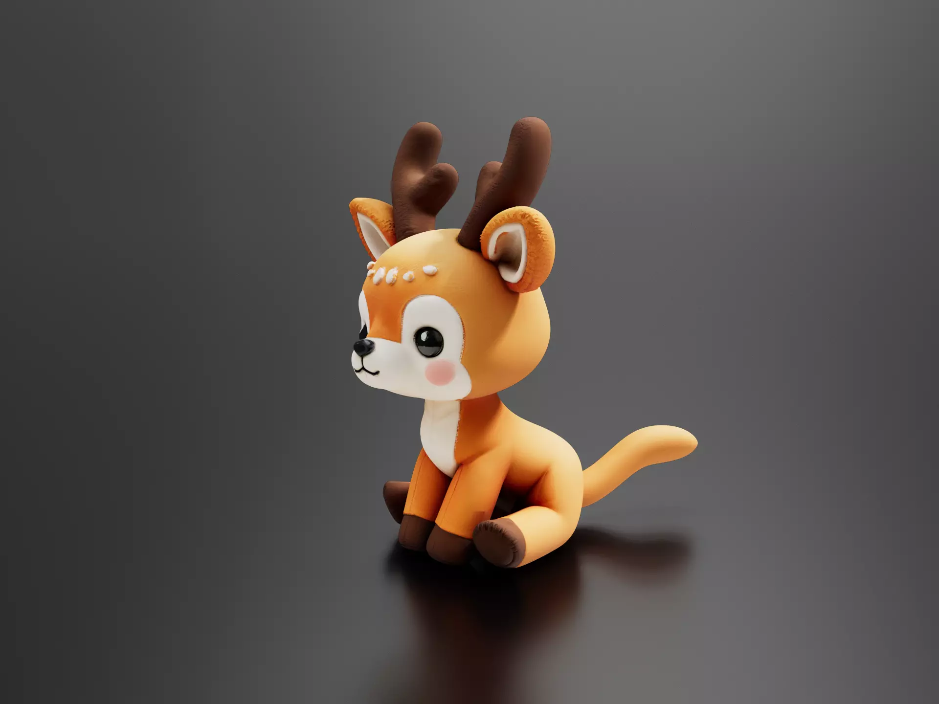 Deer doll 3D print model