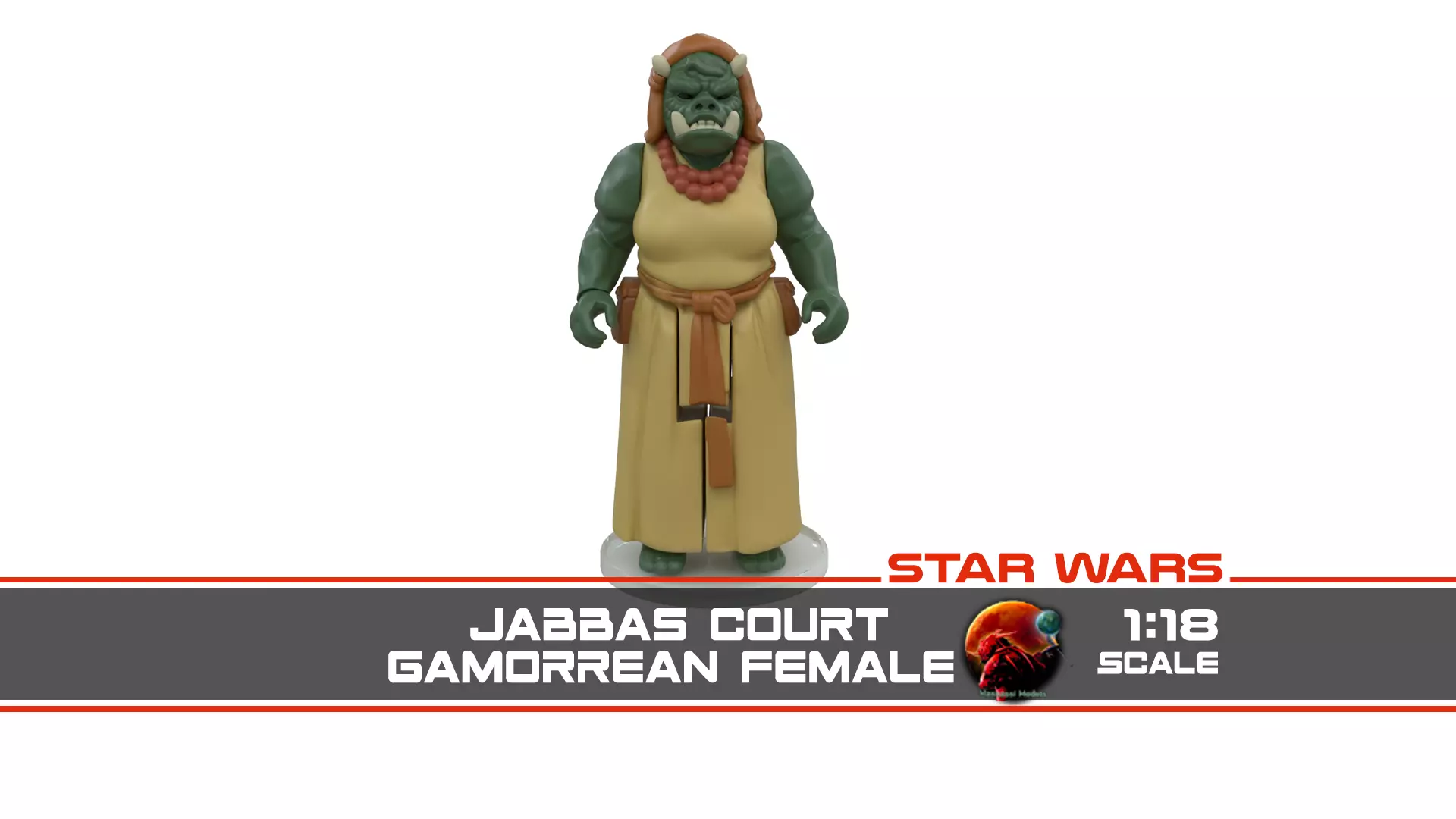 Jabbas Court - Gamorrean Female 1-18 scale Hasbro Kenner 3D print model