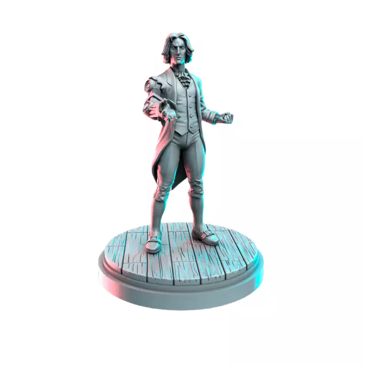 Half A Man VI - Detailed Tabletop Figurine 3D print model