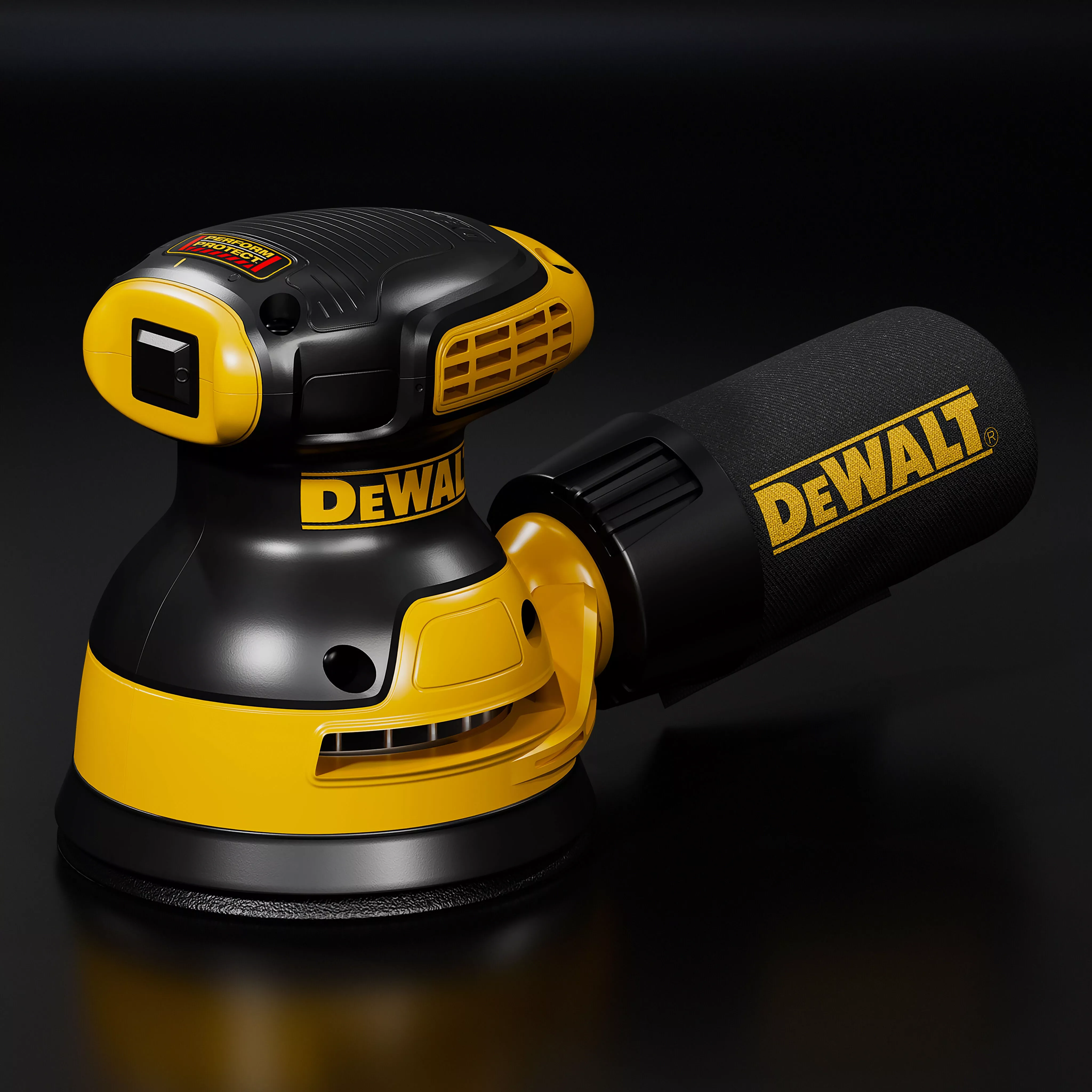Orbital Sander - 3D Product Visualization Low-poly 3D model