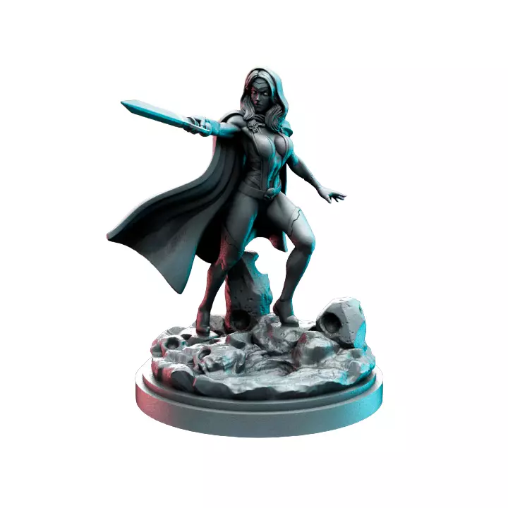 Titan Daughter II - Heroic Scale Miniature 3D print model