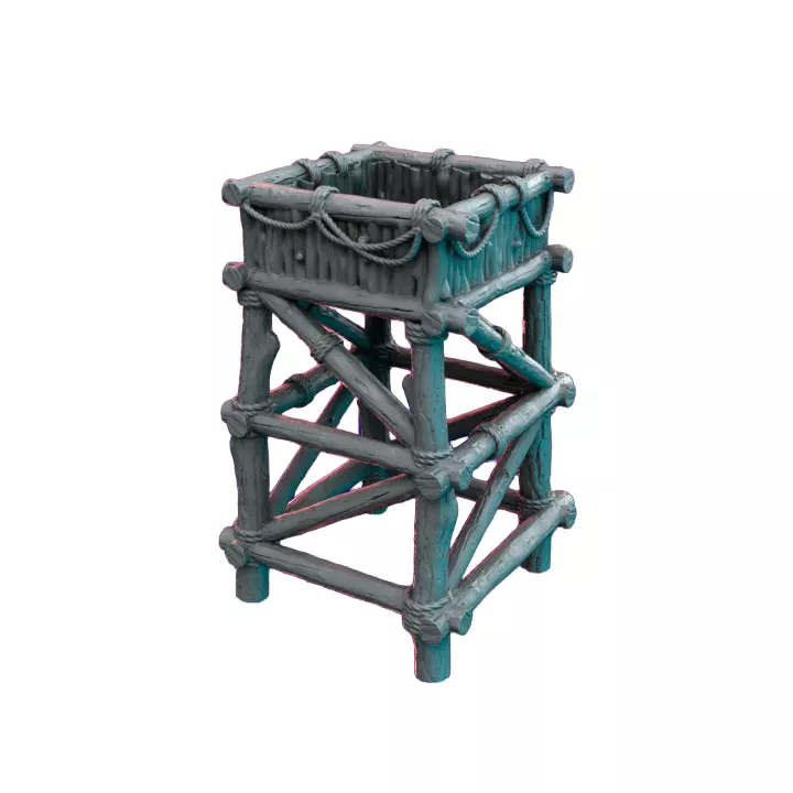 Watchtower Supported II - Heroic Scale Miniature 3D print model