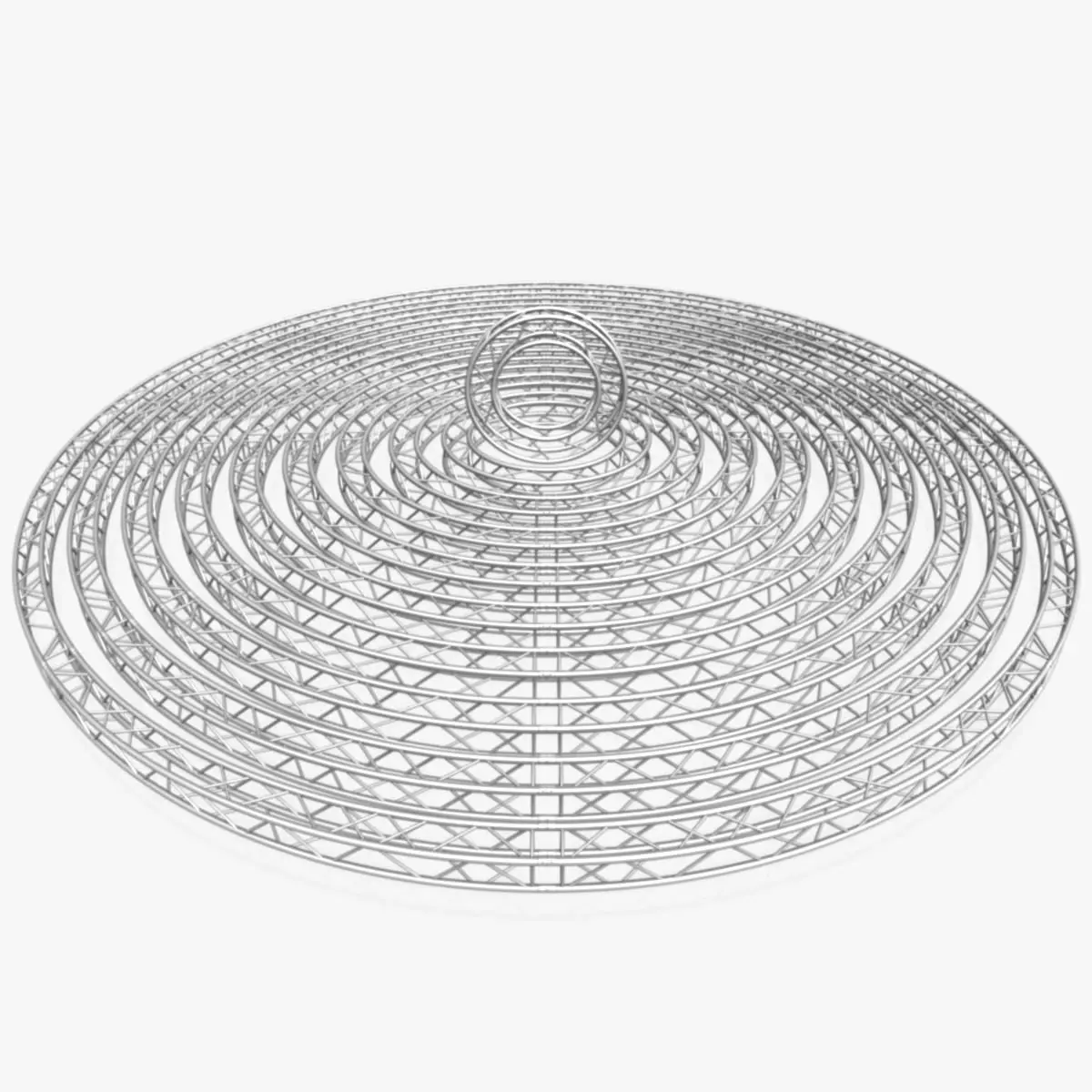 Circle Square Truss Modular Collection 10 stl Modular Pieces  3D print model_0