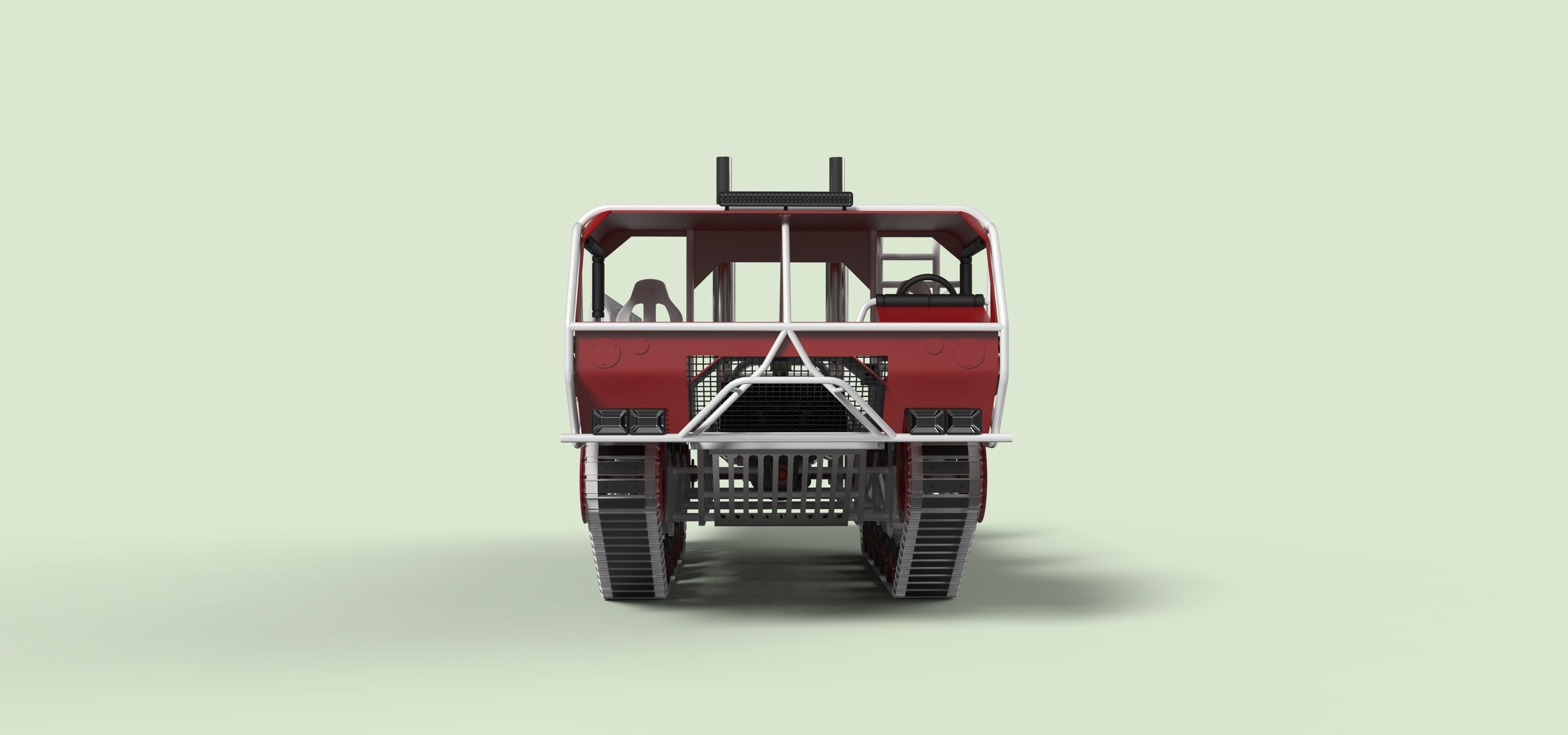 Track buggy 3D model_5