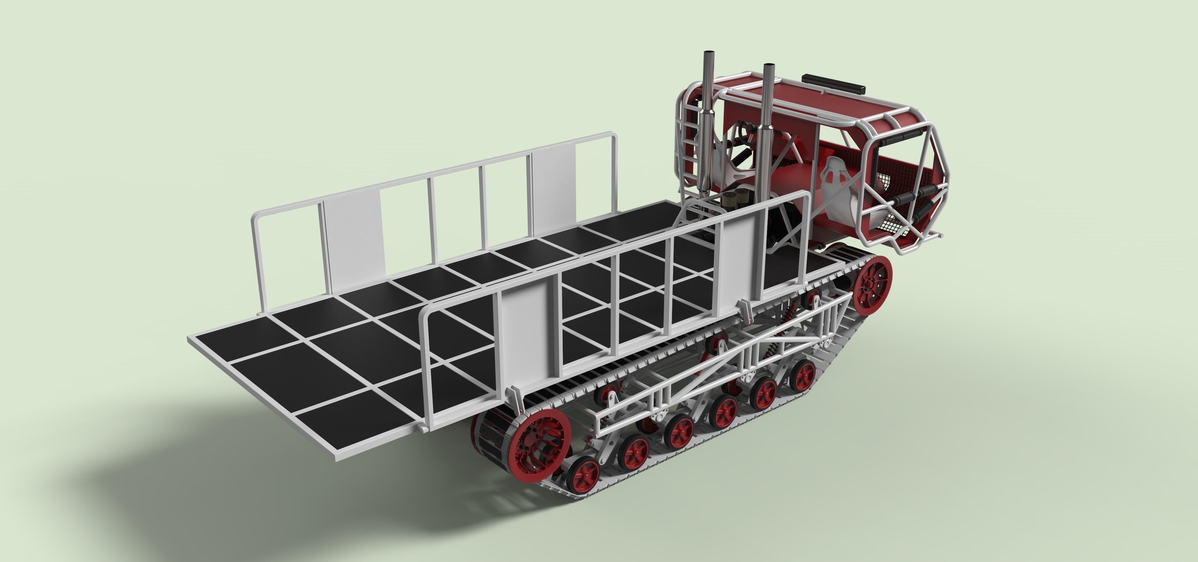 Track buggy 3D model_9