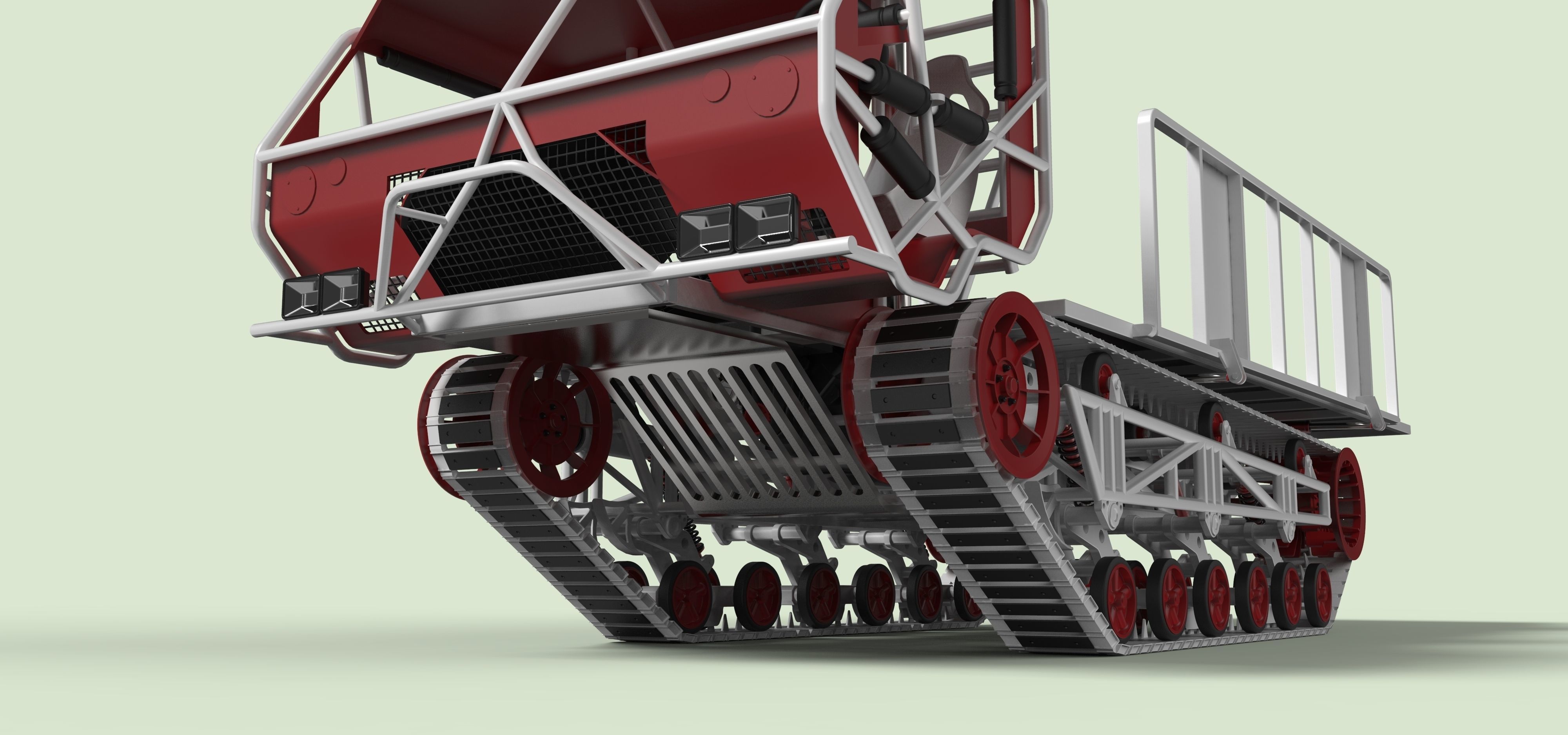 Track buggy 3D model_13