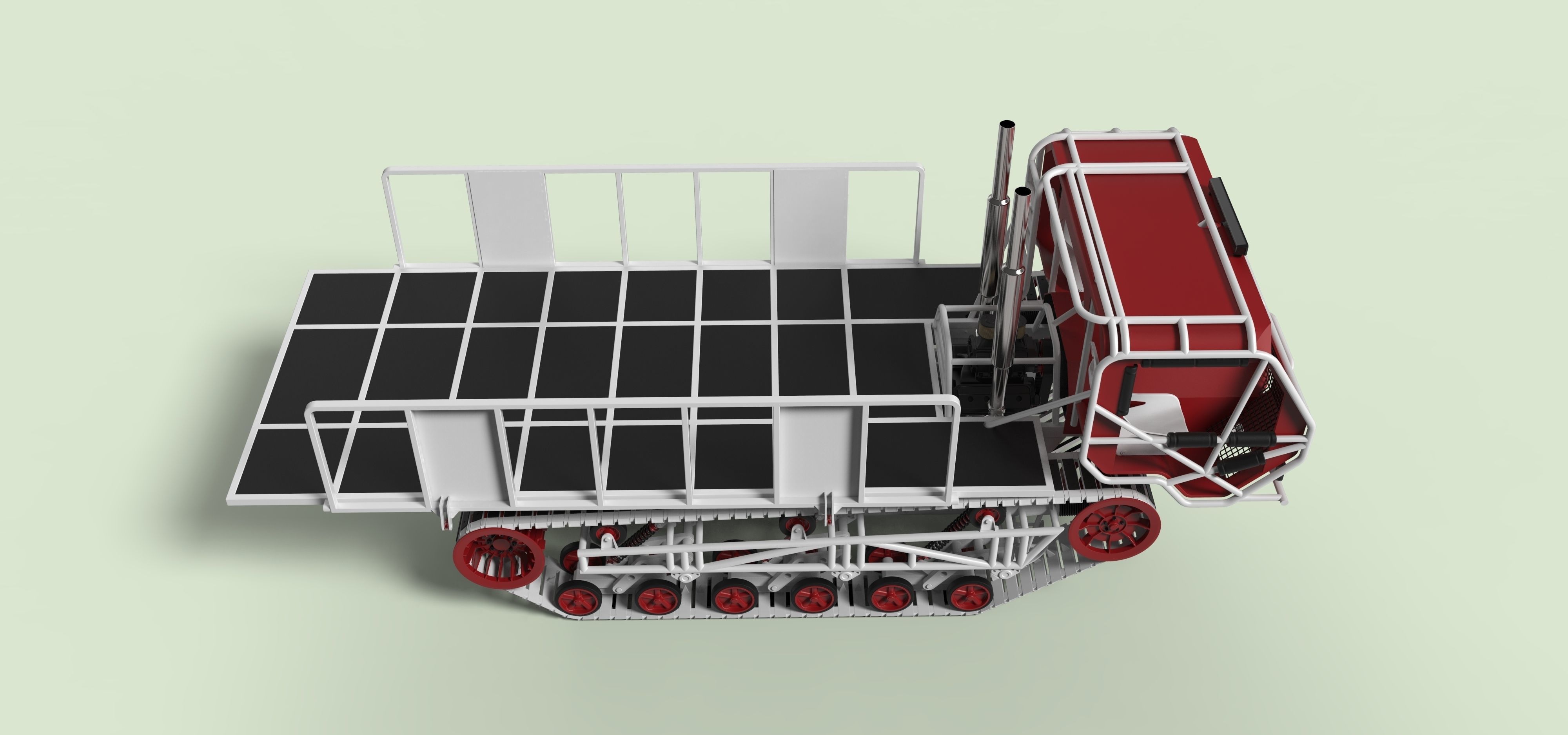 Track buggy 3D model_7
