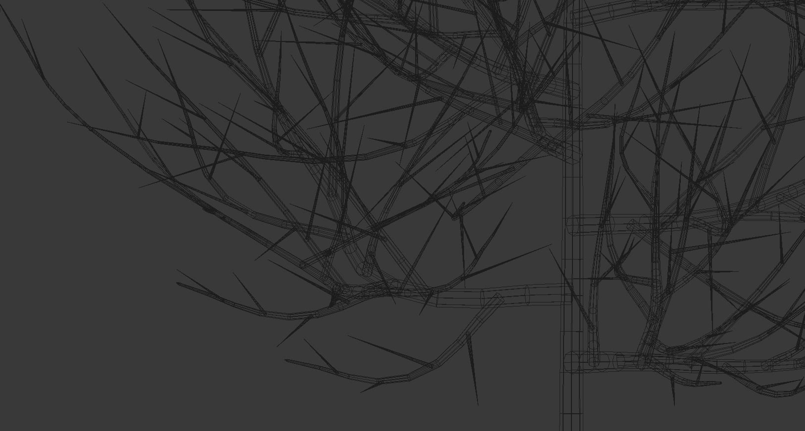 Shrubs plant 3D model_4