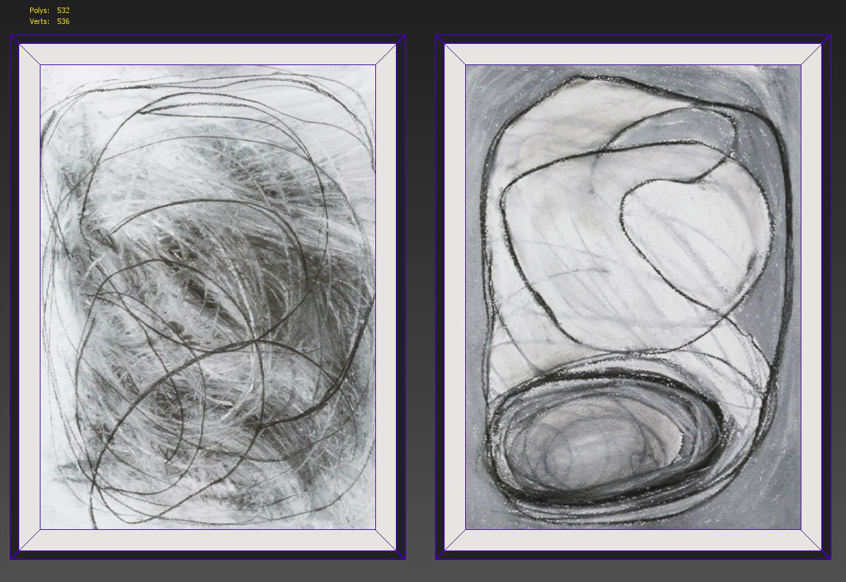 INFINITY DRAWING COLLECTION Low-poly 3D model_4