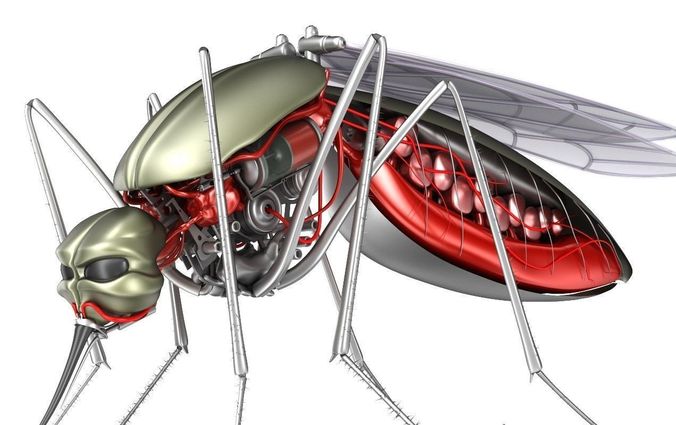 Mosquito robot bloodsucker 3D model