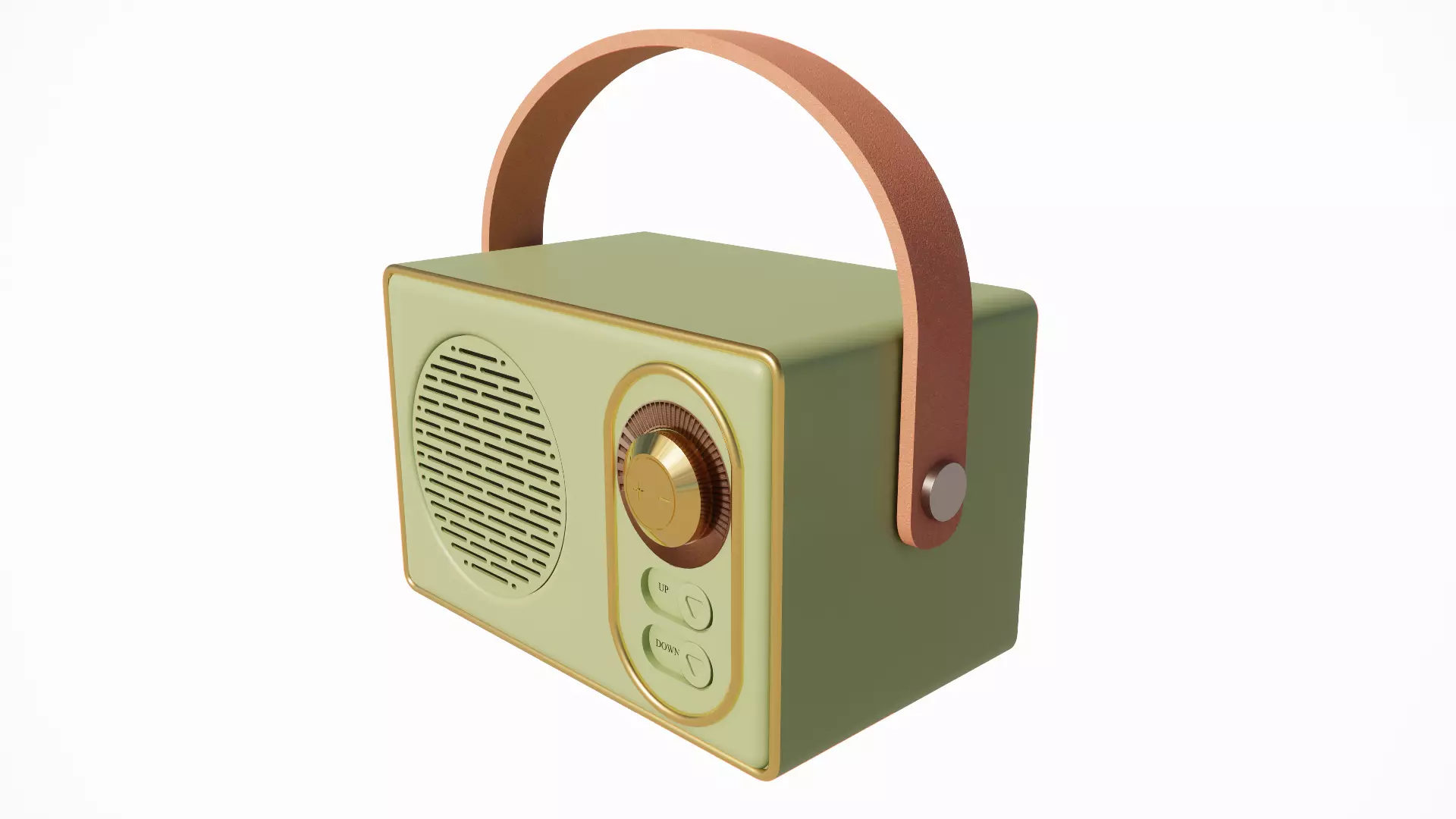 Senbowe Retro Bluetooth Speaker - Premium Enscape Asset 3D model