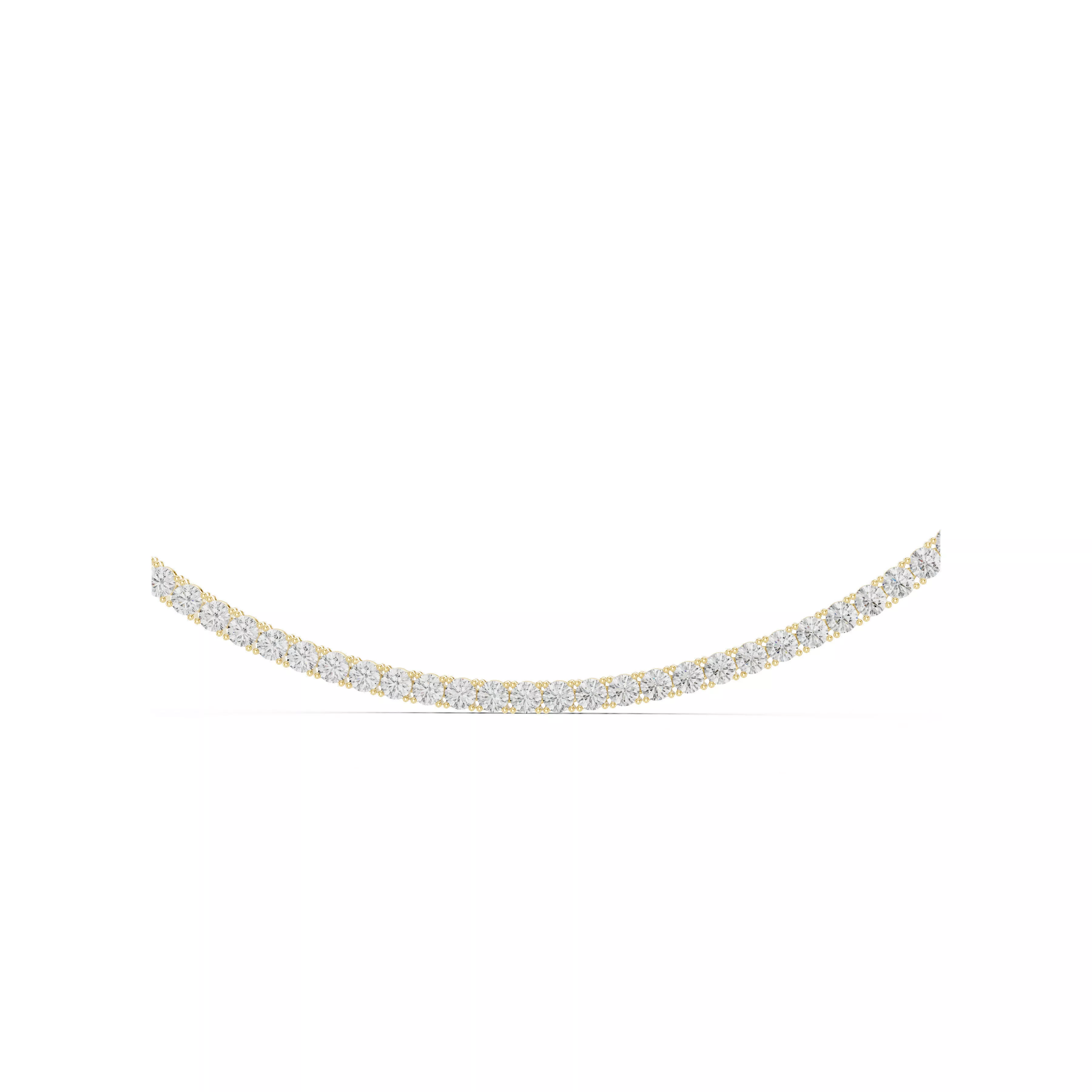 Diamond Tennis Necklace Classic Luxury Tennis Necklace CAD 3D print model