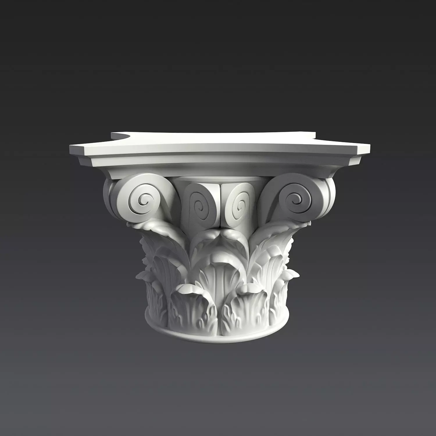 Corinthian Capital 3D model_0