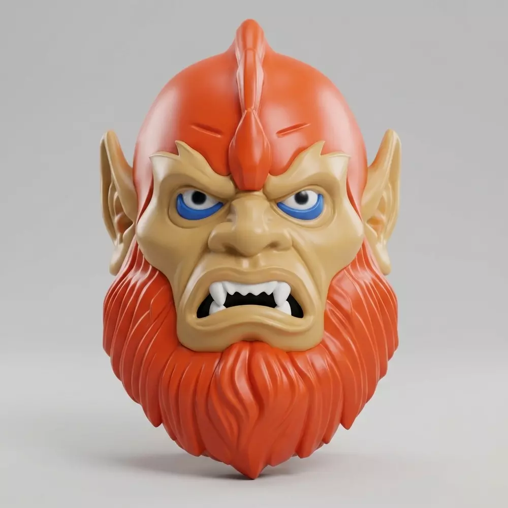 Beastman Filmation head 3D print model