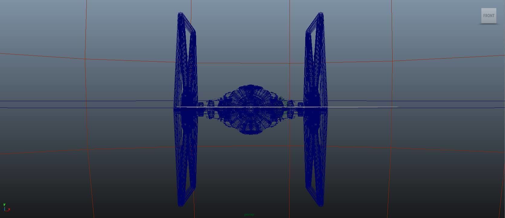 TIE Fighter Model Star Wars 3D model_4