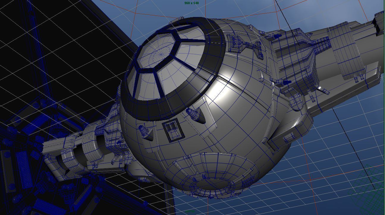 TIE Fighter Model Star Wars 3D model_1