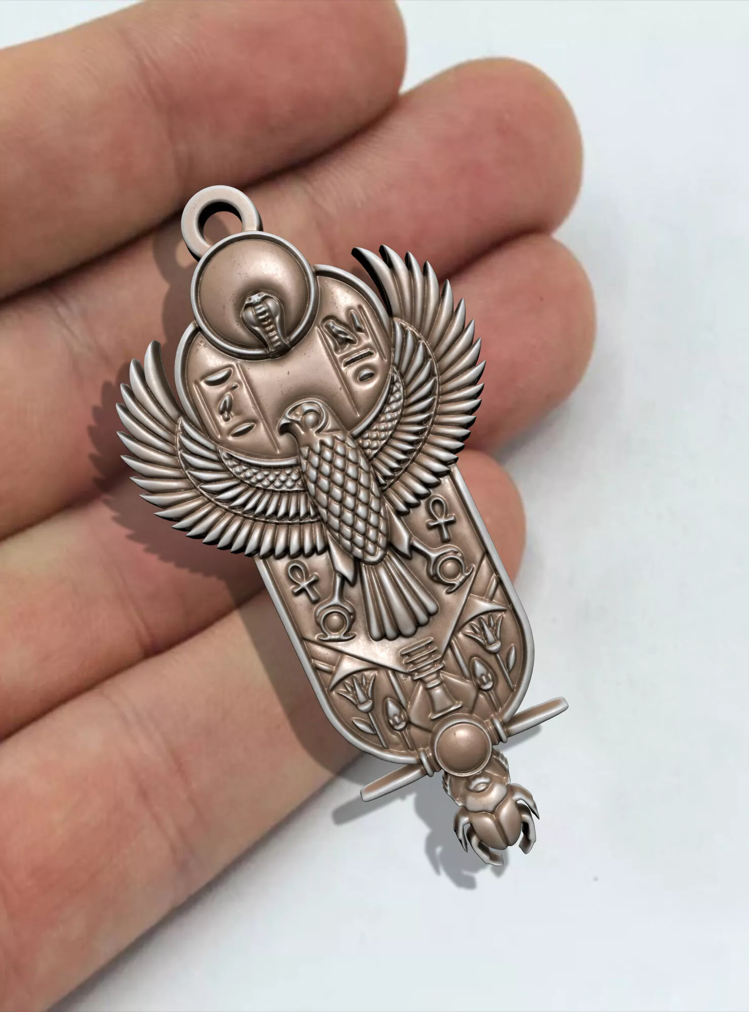 HORUS FALCON GOD PENDANT ANCIENT EGYPT 3D print model