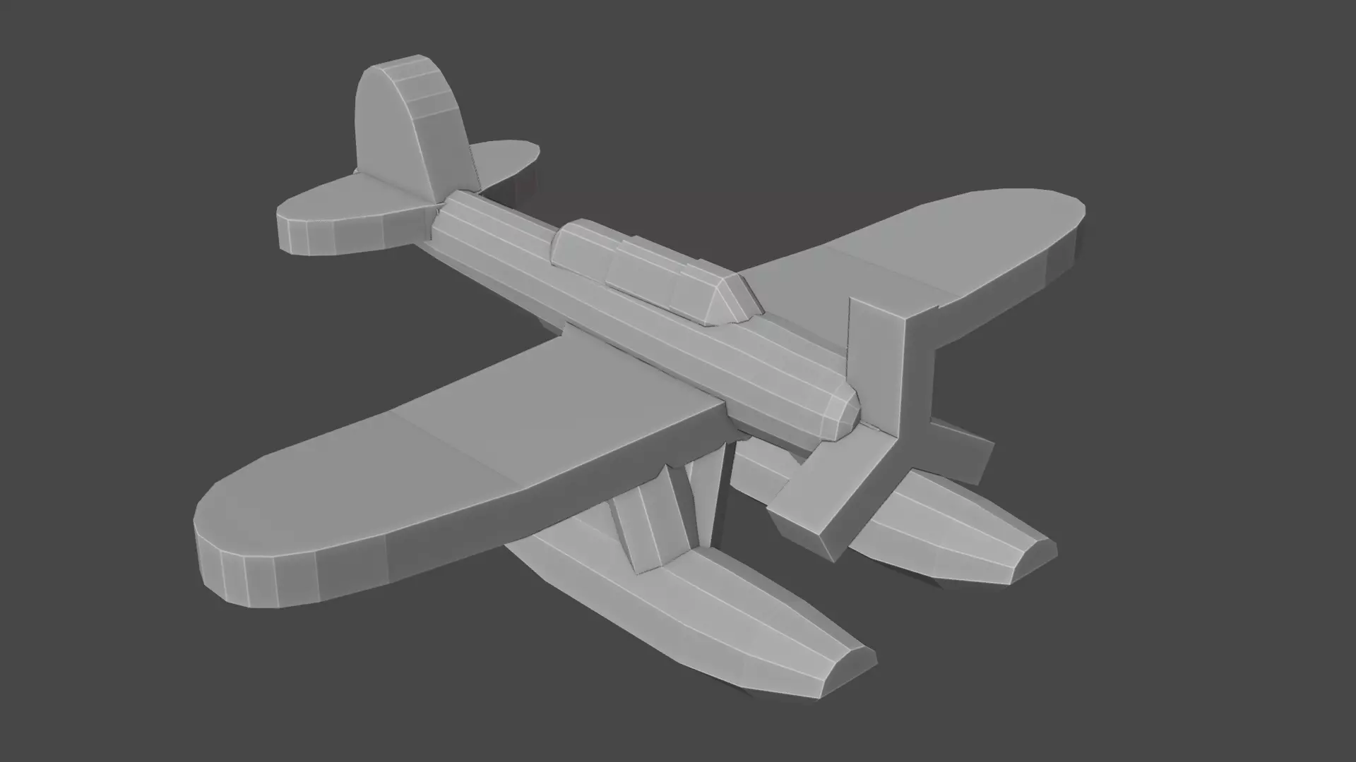 Japanese Aivhi E13A Jake Reconnaissance Floatplane Free 3D print model