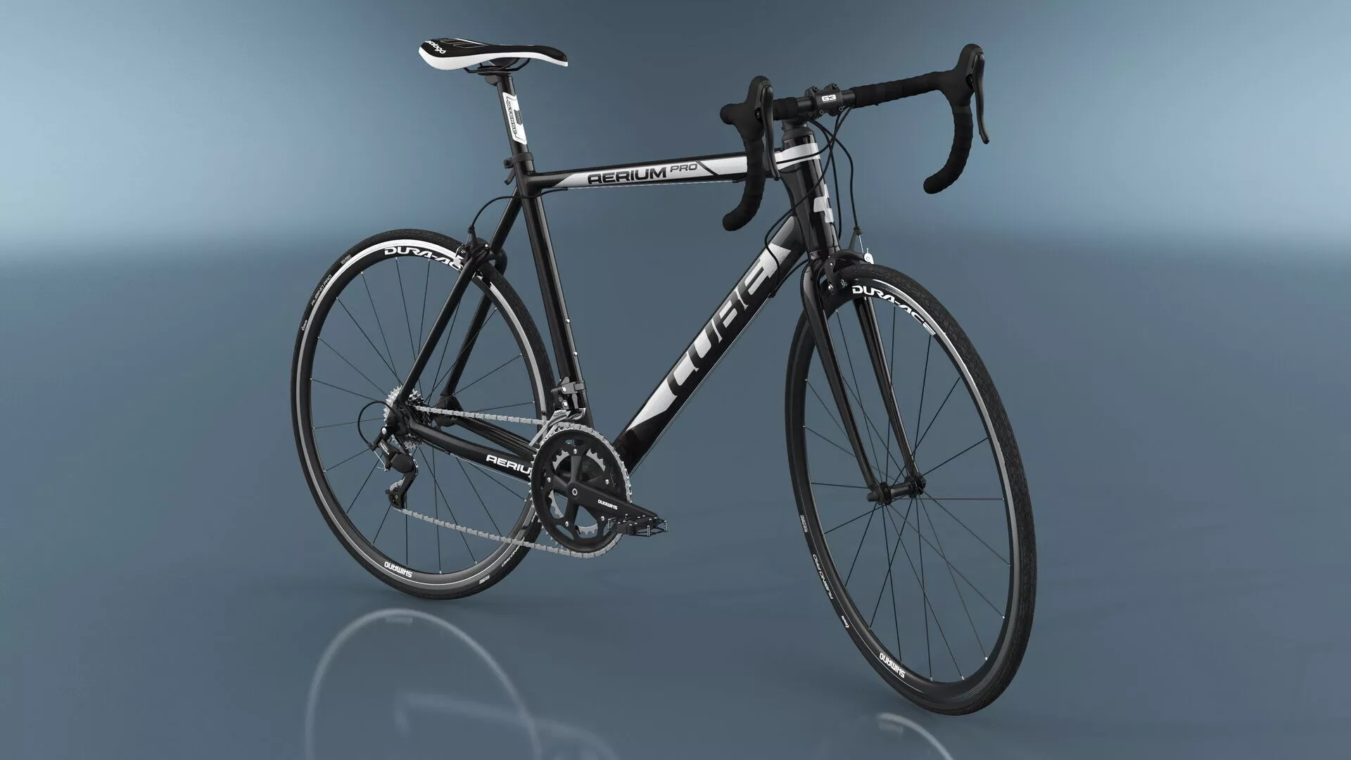 Cube Aerium Pro Road Bicycle Rigged for Cinema 4D 3D model