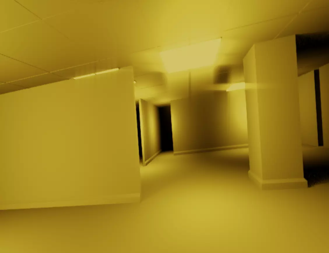 Backrooms EEVEE Kit 3D model
