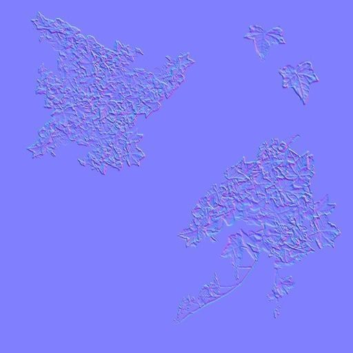 Ivy Clumps with Levels of Detail Low-poly 3D model_12