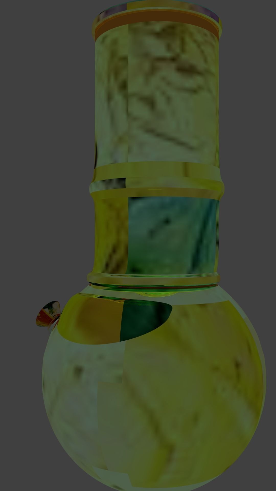 3D bong with all textures and transperant glass Free low-poly 3D model_3