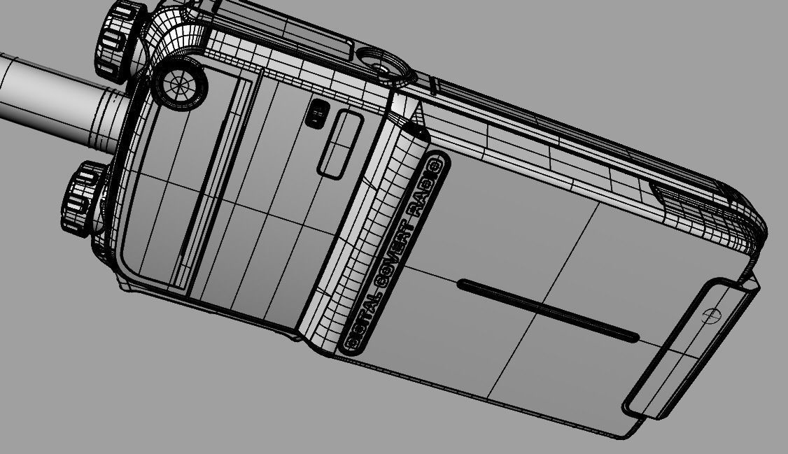 Digital Covert Radio    3D model_4