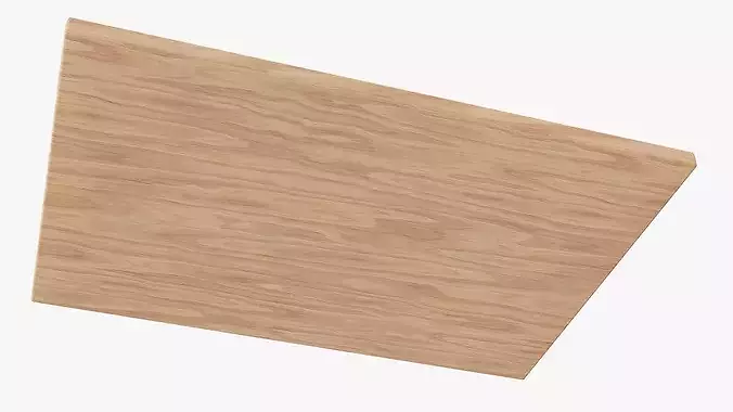 Round Bread Dough Ball On Wooden Board With Bench Scraper 3D model 6