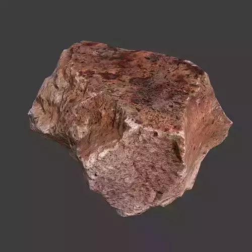 Cinder Debris Low-poly 3D model