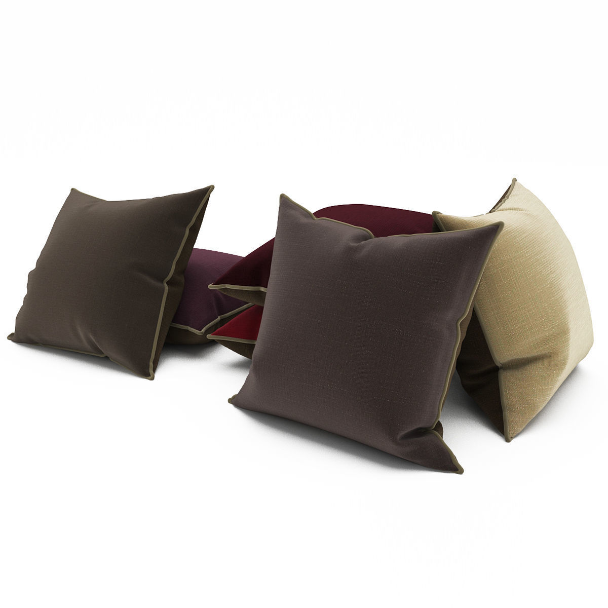Pillows collection 69 3D model_4