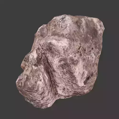 Cinder Debris Low-poly 3D model