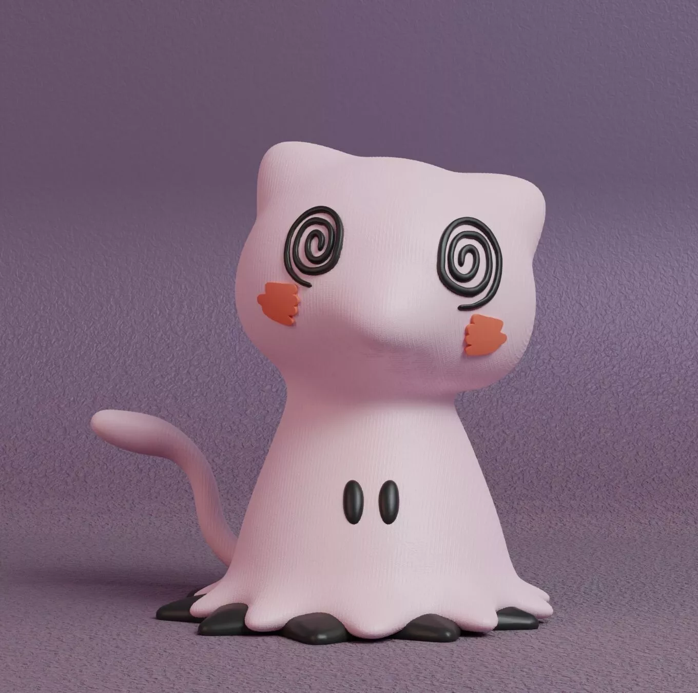 Pokemon - Mimikyu Mew 3MF MULTICOLOR 3D print model