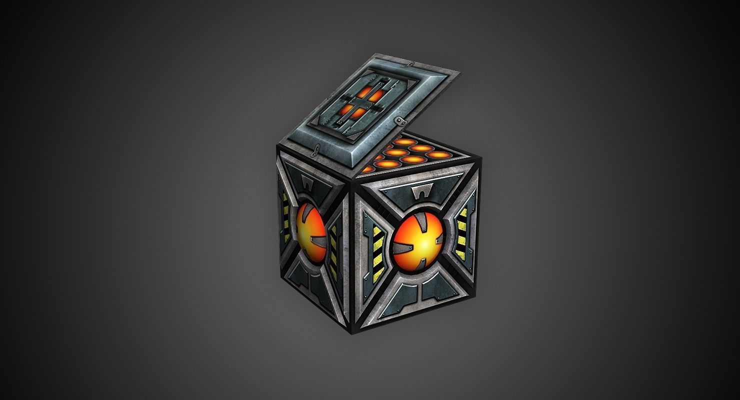 Low Poly Sci-Fi Assets Low-poly 3D model_1