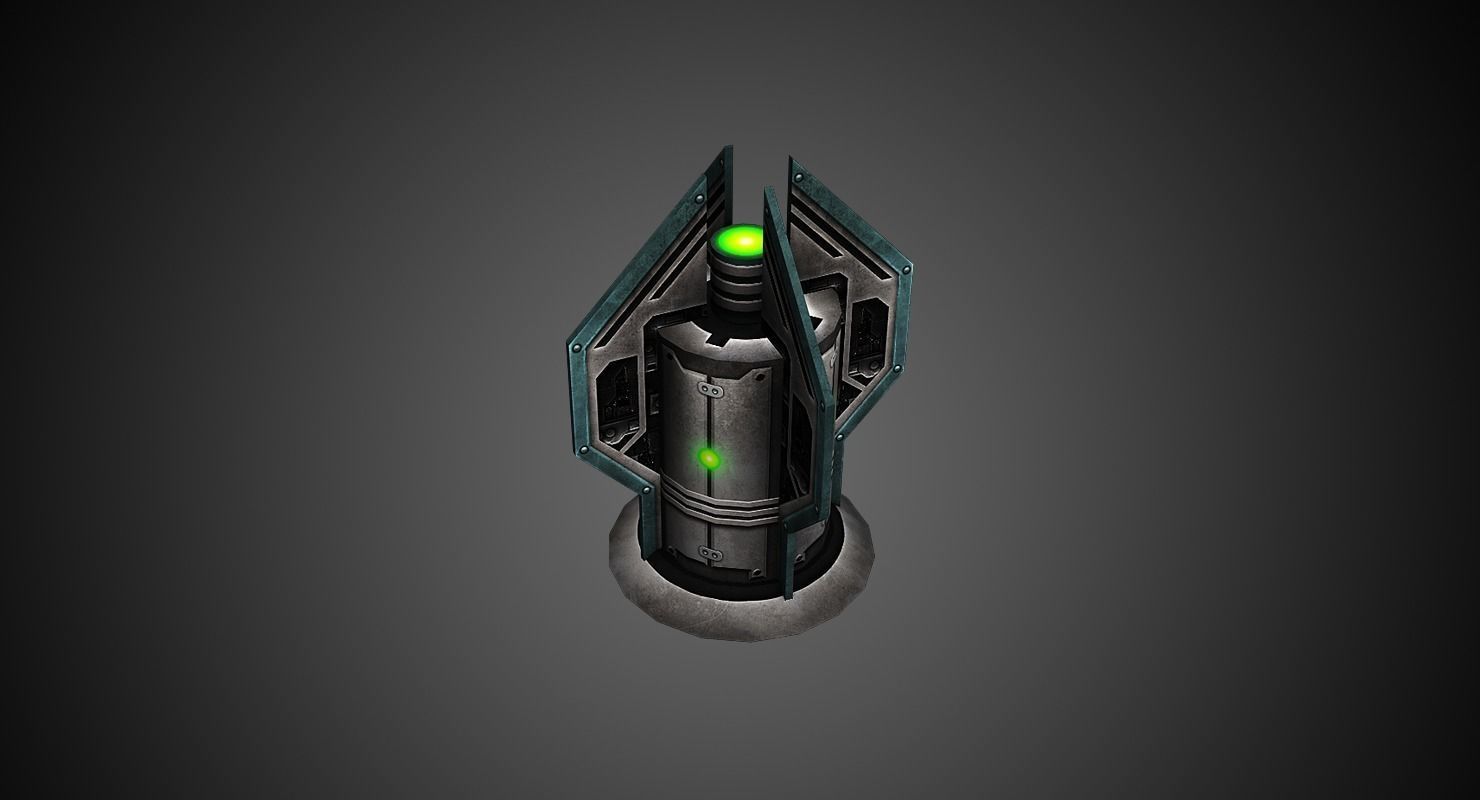 Low Poly Sci-Fi Assets Low-poly 3D model_4