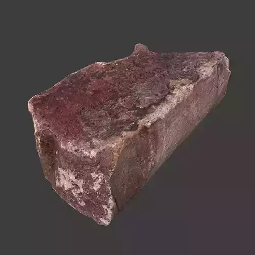 Cinder Debris Low-poly 3D model