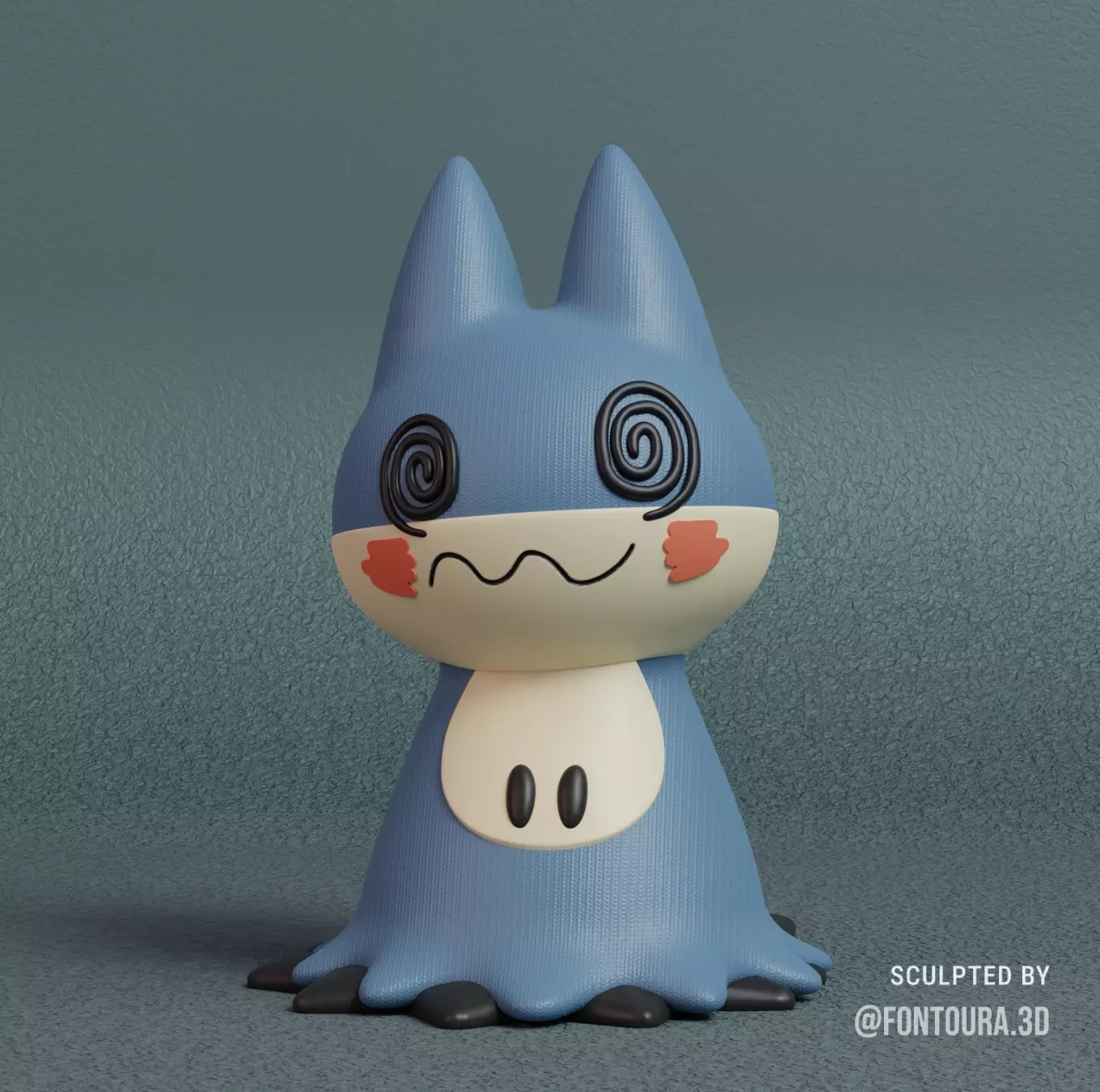 Pokemon - Mimikyu Munchlax 3MF MULTICOLOR 3D print model