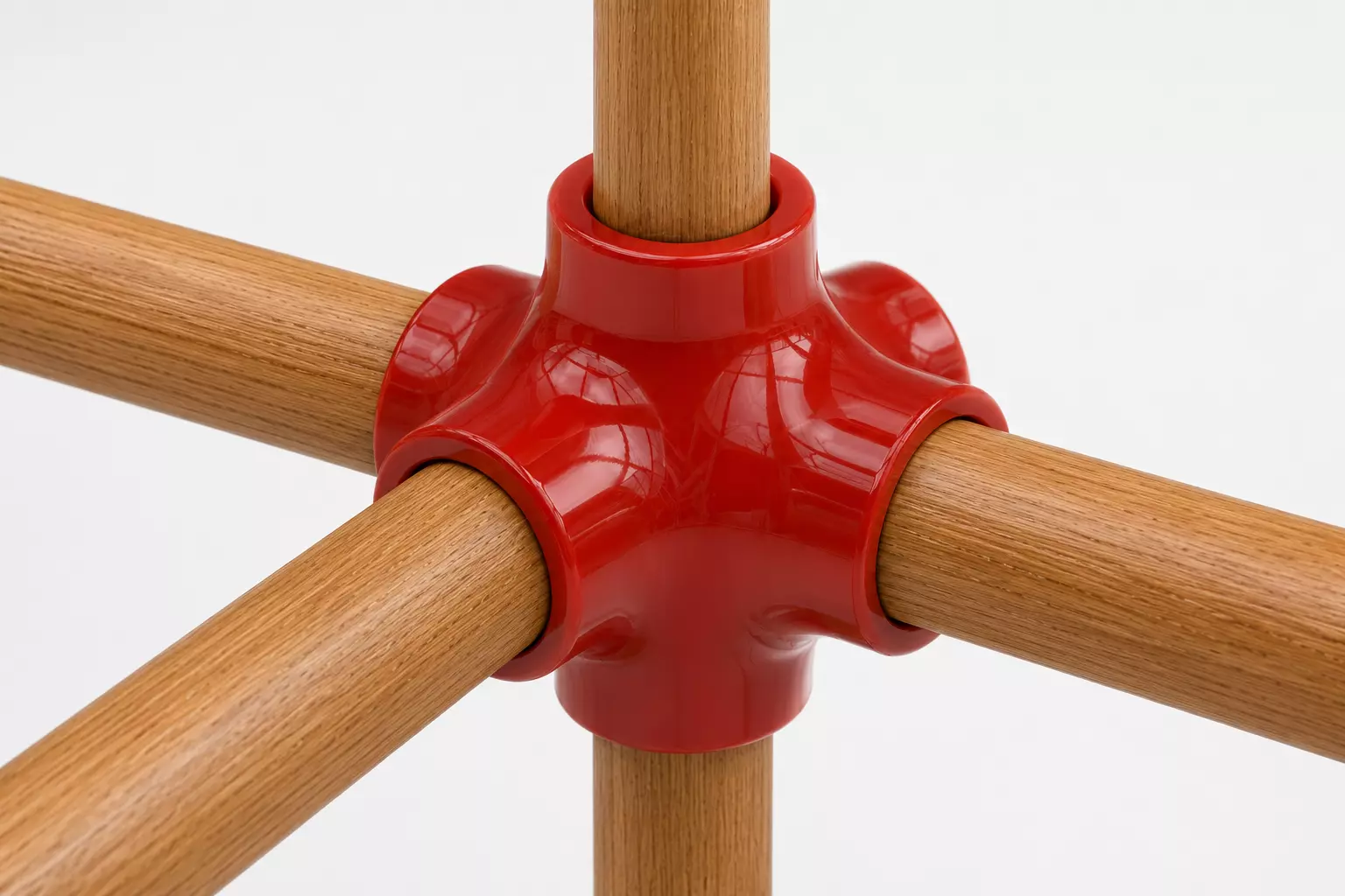 Modular Rod Connector Shelving System Regalkonstruktionen 3D print model