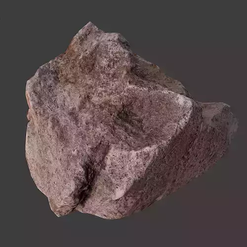 Cinder Debris Low-poly 3D model