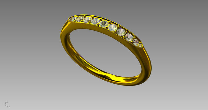 ring marriage for man and woman 3D print model