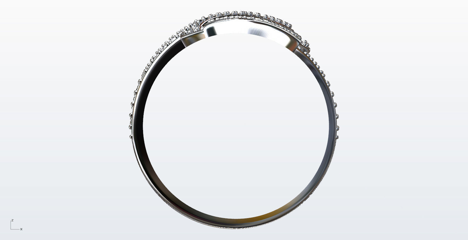 ring tangle 001 3D print model_3