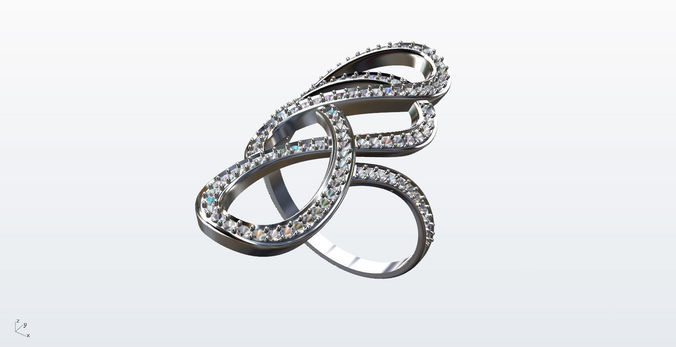 ring tangle 001 3D print model